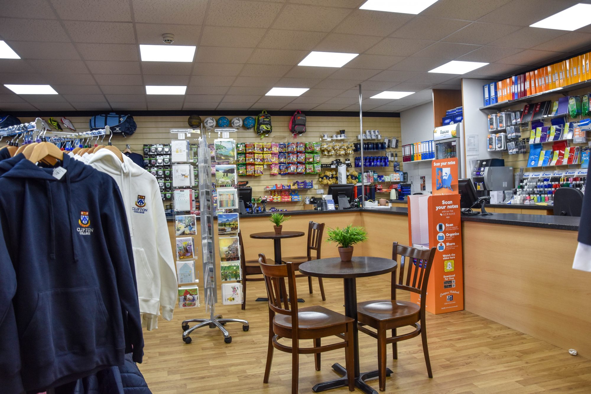 The School Shop at Clifton College for pupils, uniforms and essentials